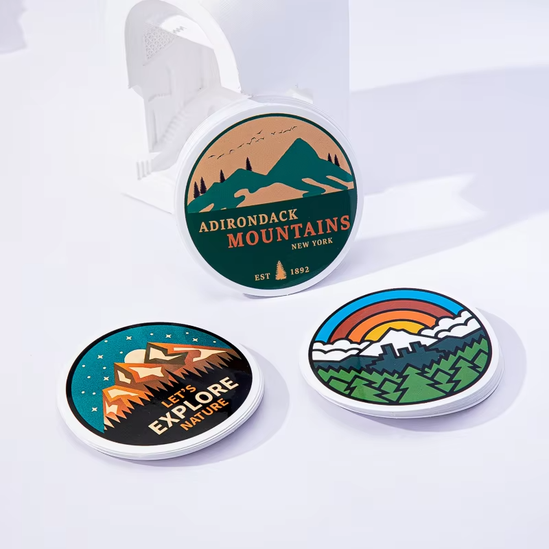 Custom Die Cut Vinyl Stickers Gift Craft Welcome Stickers Reusable Adhesive Decorative Outdoor For Promotion