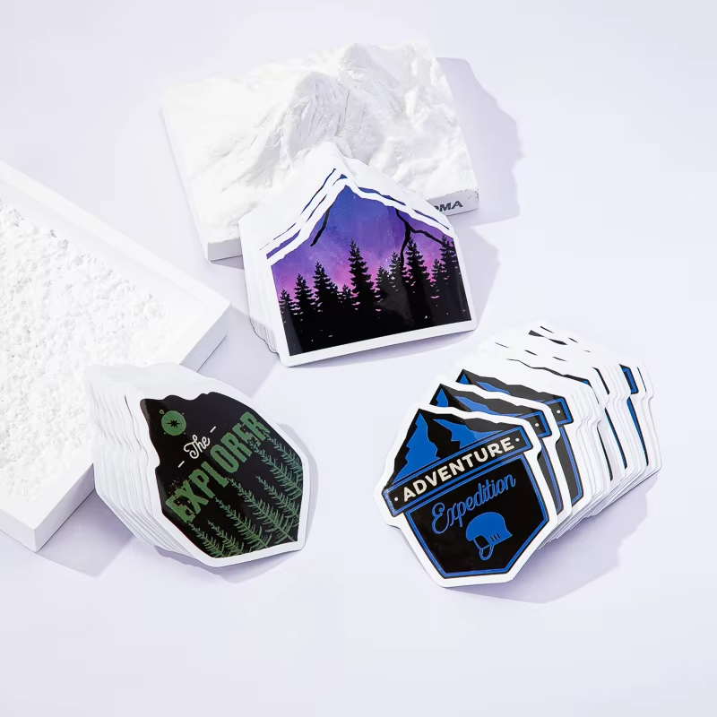Custom Die Cut Vinyl Stickers Gift Craft Welcome Stickers Reusable Adhesive Decorative Outdoor For Promotion