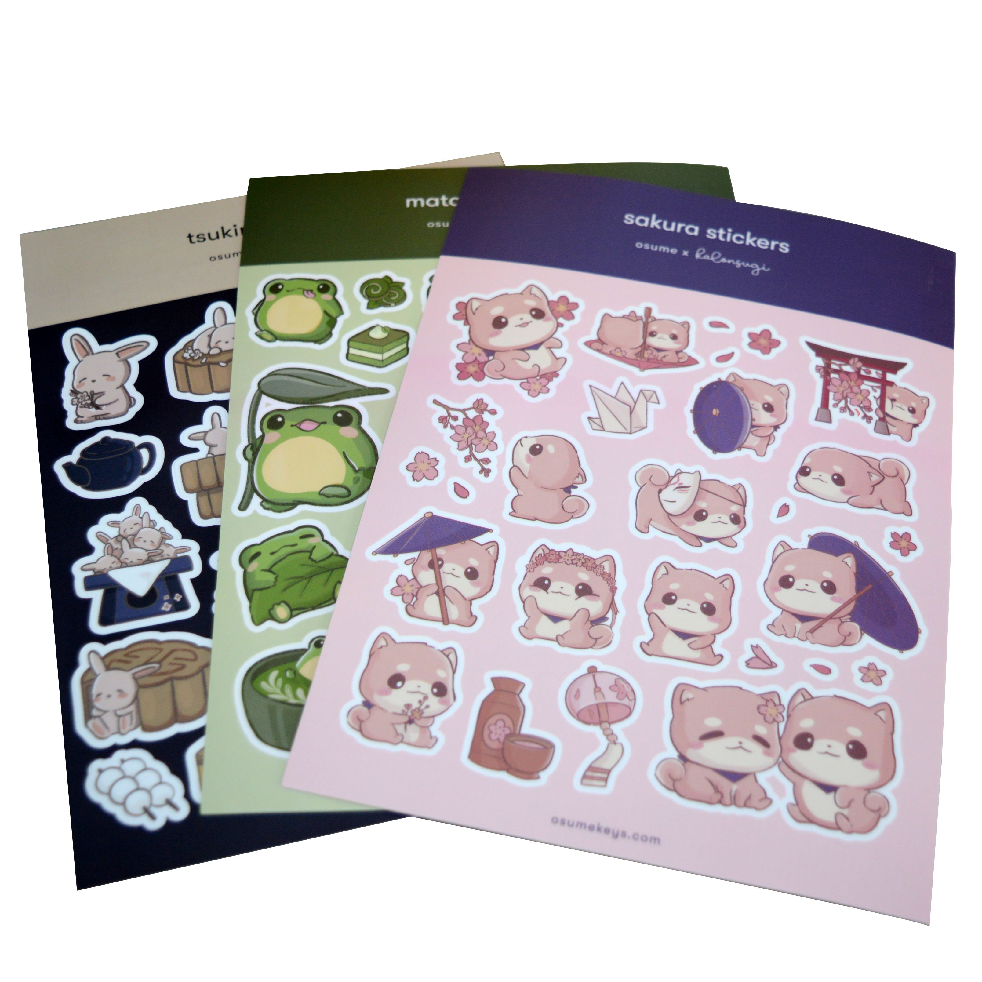 Christmas gift die cut cartoon sticker sheet