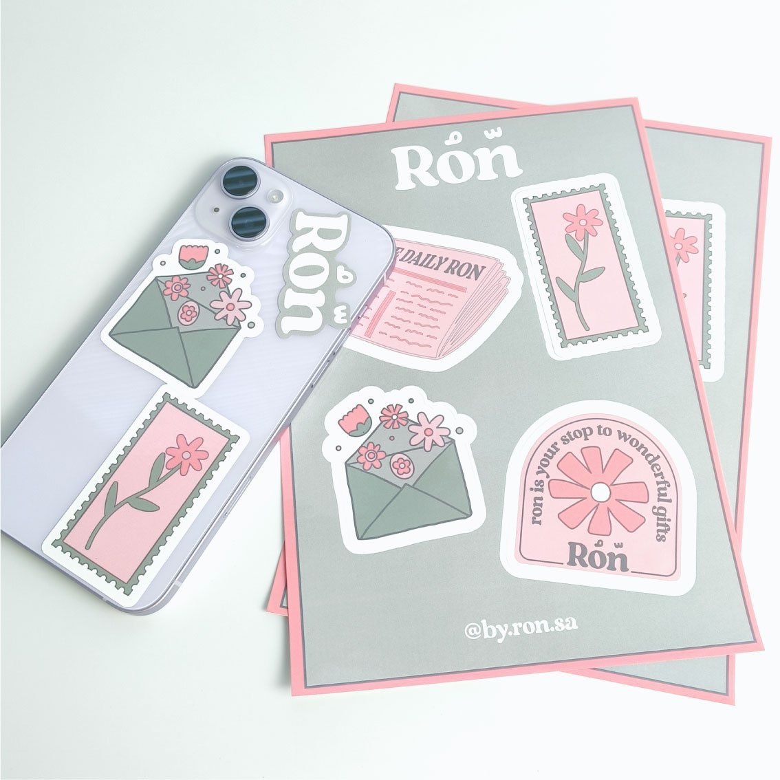 Custom sticker logo cartoon kiss cut stickers sheets waterproof vinyl adhesive die cut sticker for packaging