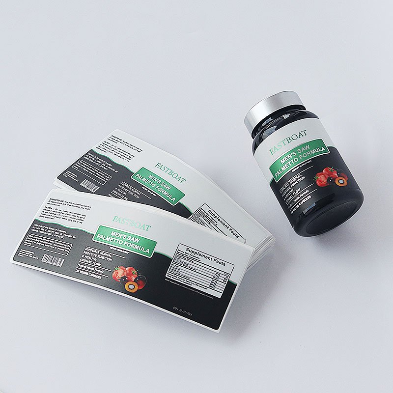 Sticker Factory printing comes with dietary supplement packaging label printing packaging sticker