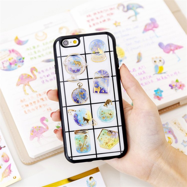 Custom Resin Soft Crystal Waterproof Clear Cartoon Animal Logo Labels 3d Epoxy Dome Sticker