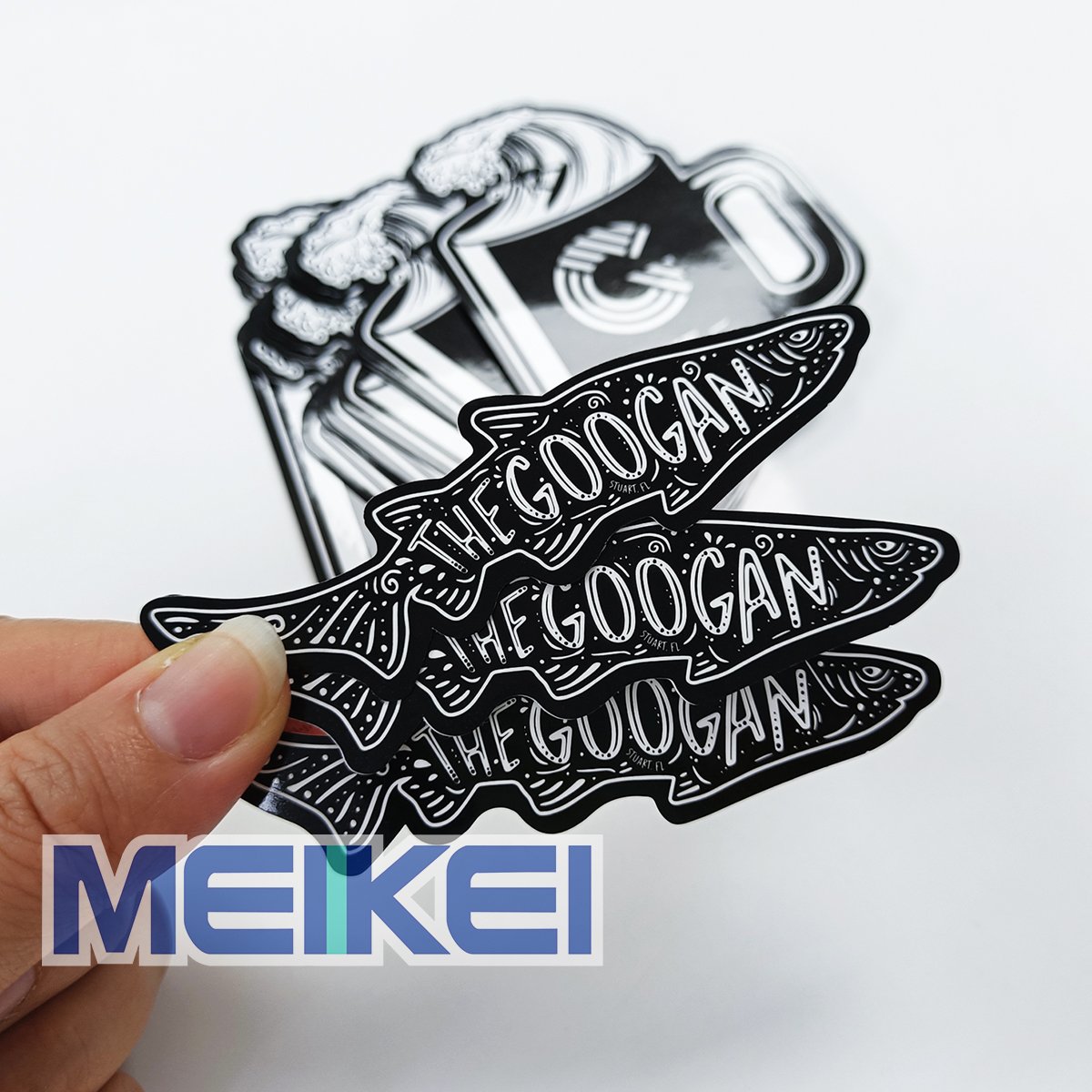 China Wholesale Adhesive PVC Custom Die Cut Vinyl Stickers Printing,Waterproof Cute Logo Design Cartoon Sticker