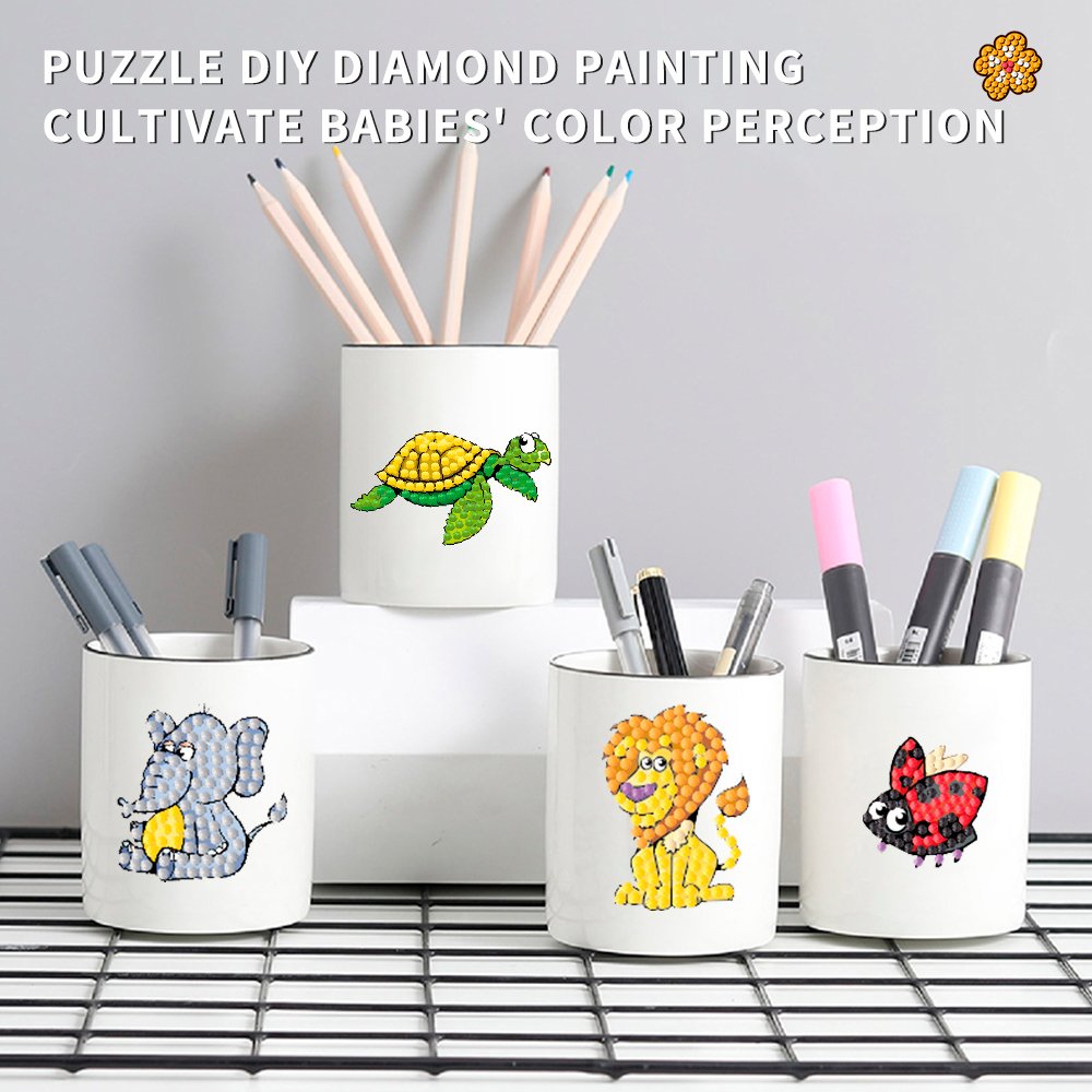 Wholesale children's diamond painting set 5D DIY diamond set by digital painting, handmade stickers, children's handicrafts