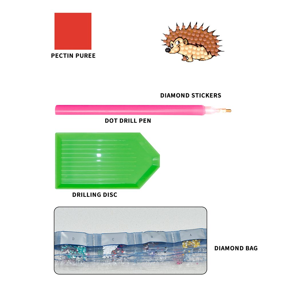 Wholesale children's diamond painting set 5D DIY diamond set by digital painting, handmade stickers, children's handicrafts