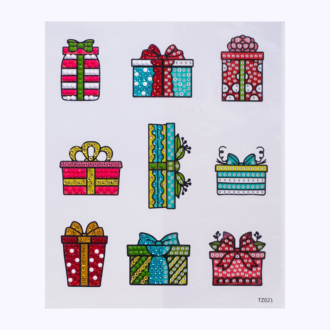 5D DIY Diamond Painting Christmas Cartoon Diamond Embroidery Mosaic Stickers Kits for Kids