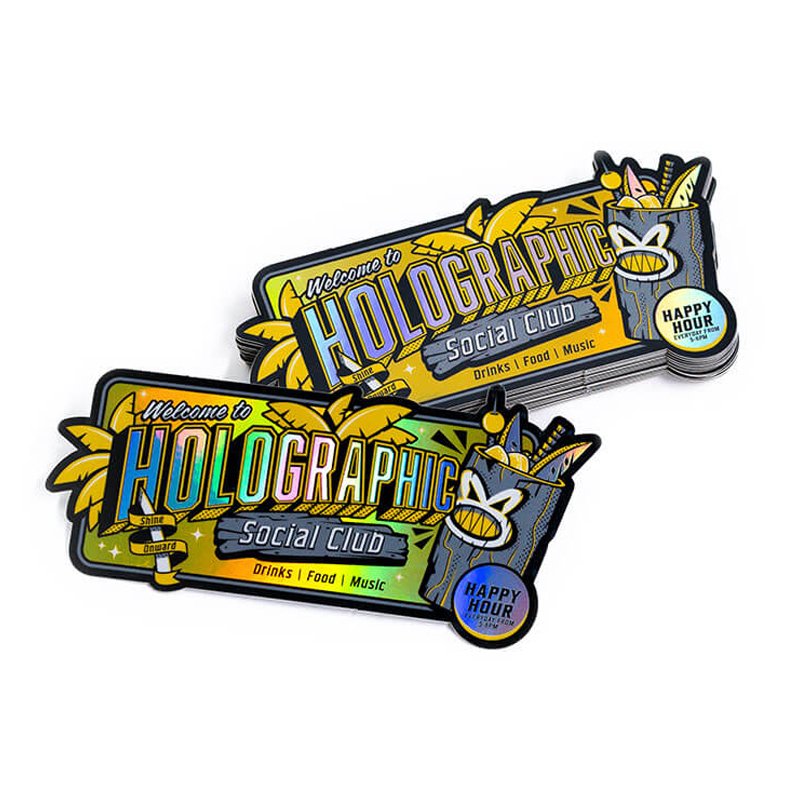 Fancy Popular Customized PVC Vinyl Sticker Sheet Label Die Cut Logo Kawaii Anime PVC Label Hologram Cartoon Stickers