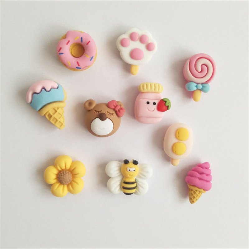 New Creative Cute Cartoon Mini Fridge Magnet Food Rabbit Flower 3D Refrigerator Magnetic Stickers Custom Animal Fridge Magnet