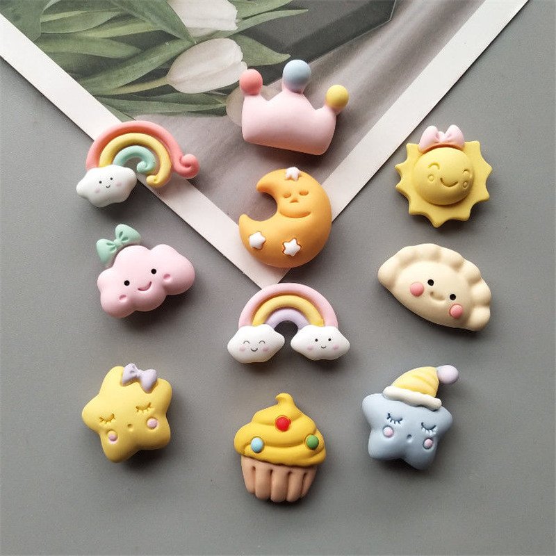 New Creative Cute Cartoon Mini Fridge Magnet Food Rabbit Flower 3D Refrigerator Magnetic Stickers Custom Animal Fridge Magnet