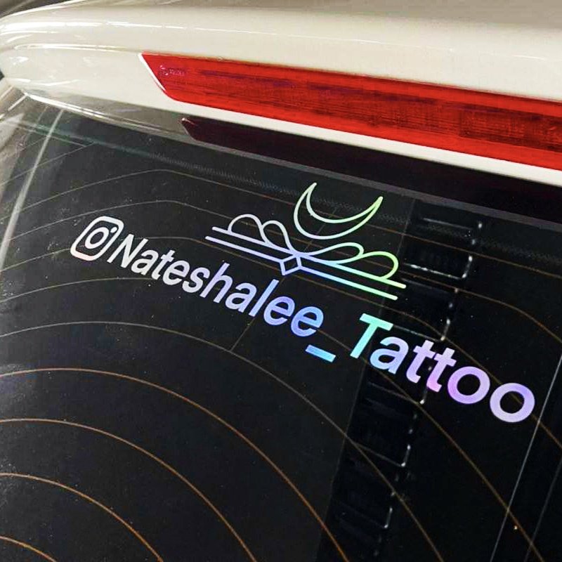Weatherproof UV Resist Die Cut Window Letter Labels Outdoor White Vinyl Transfer Car Decals 3D PVC Anime Cartoon Sticker Decals
