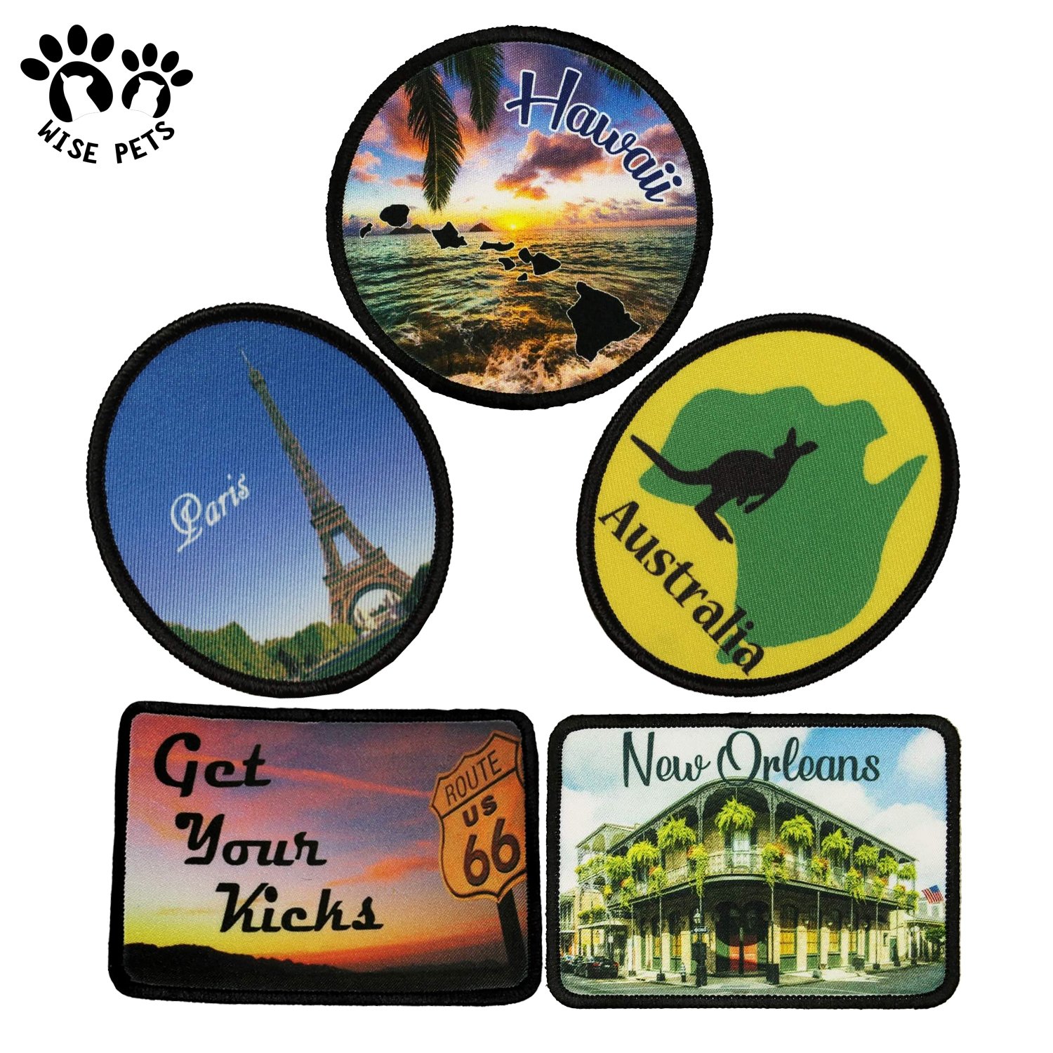 Custom Embroidered Label Woven Halloween Amine Cartoon Sticker Sew on Embroidery Patch Iron On Clothing Designer Patches