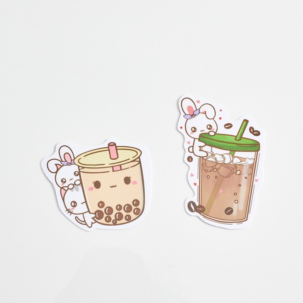 Custom Waterproof Logo Cute Printing Vinyl Pet Sticker Sheet PVC Stickers Print Die Cut Waterproof Cartoon Sticker
