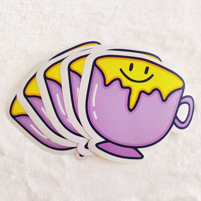 Custom Printing Die Cut Stickers Adhesive Pvc cartoon Label Sticker