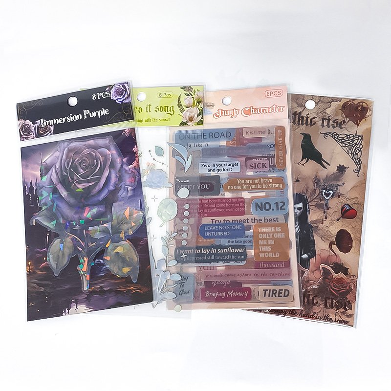 Printing Uv Resist Printing Durable White Vinyl Pvc Pet Self-adhesive Waterproof Die Cut Stickers Logo Custom Stickers