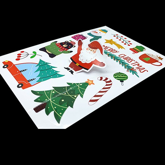 Halloween and Christmas Decoration Gift Series sticker Candy Bag Chocolate Box Seal Stickers