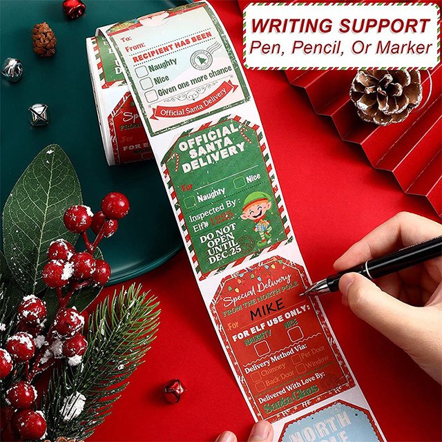 Halloween and Christmas Decoration Gift Series sticker Candy Bag Chocolate Box Seal Stickers