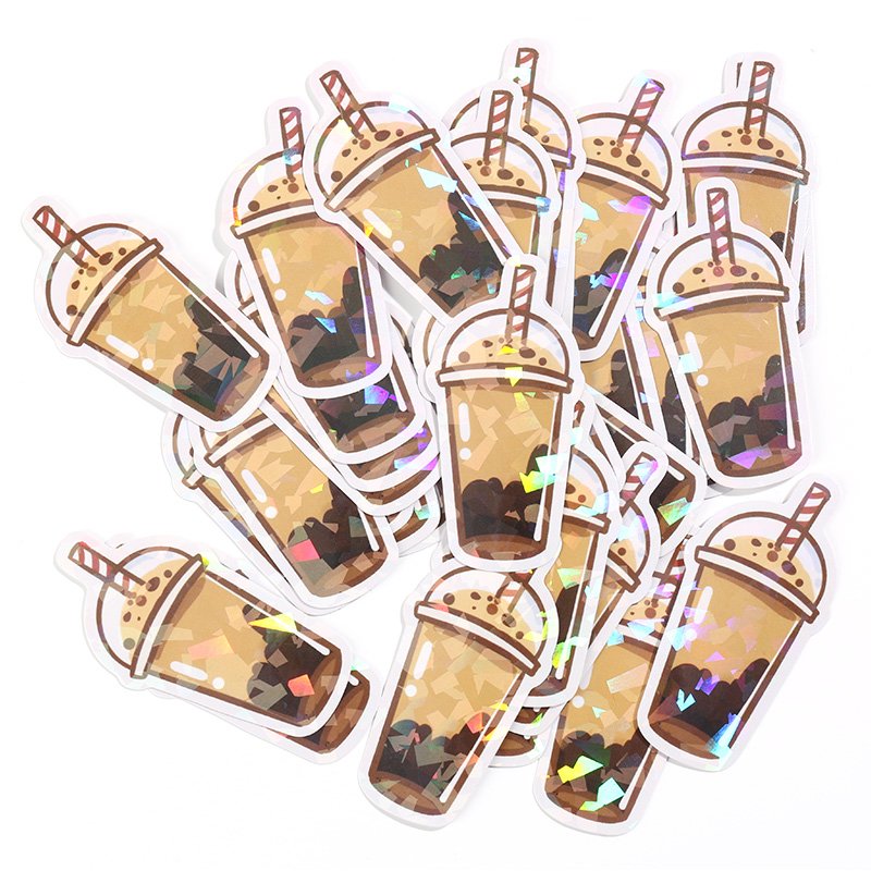 Vograce Custom Stickers Custom Die Cut Vinyl Stickers Printing Adhesive Pvc Label Company Logo Design Cartoon Froster Stickers