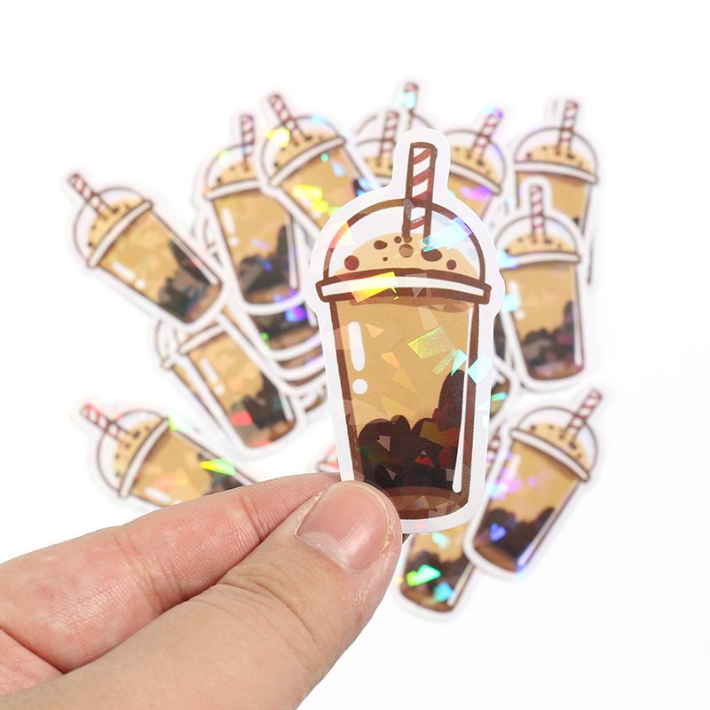 Vograce Custom Stickers Custom Die Cut Vinyl Stickers Printing Adhesive Pvc Label Company Logo Design Cartoon Froster Stickers