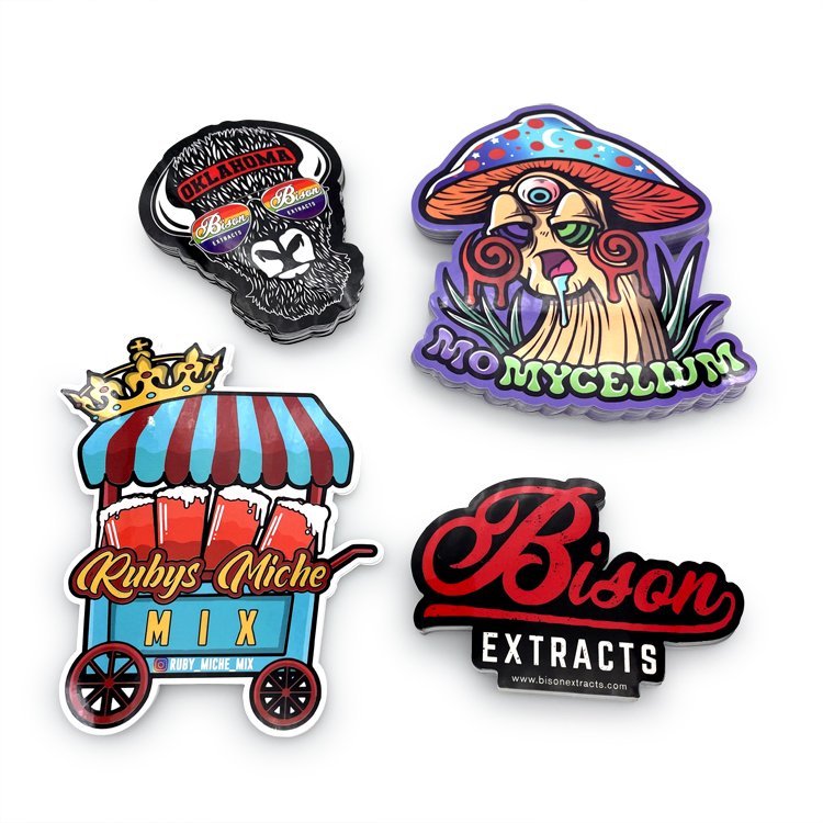 Self Adhesive UV Waterproof Crackle Laser Sheets Sticker Clean PVC Label Die Cut Vinyl Stickers