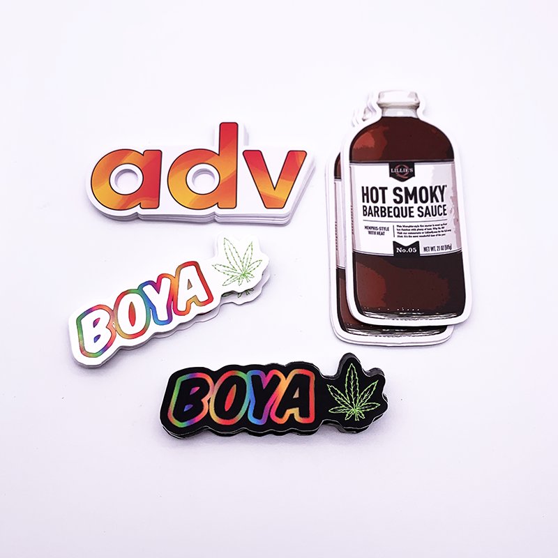 China Wholesale Adhesive PVC Custom Die Cut Vinyl Stickers Printing,Waterproof Cute Logo Design Cartoon Sticker