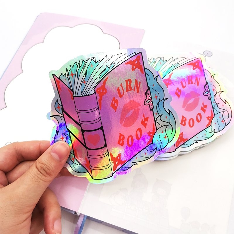 China Wholesale Adhesive PVC Custom Die Cut Vinyl Stickers Printing,Waterproof Cute Logo Design Cartoon Sticker