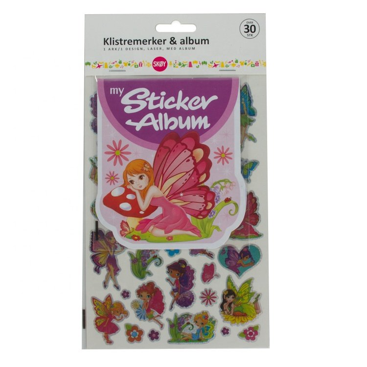 Cute kids cartoon animals shaped Vinyl Stickers holographic custom die cut Plastic Sticker for Party Favor Decoration