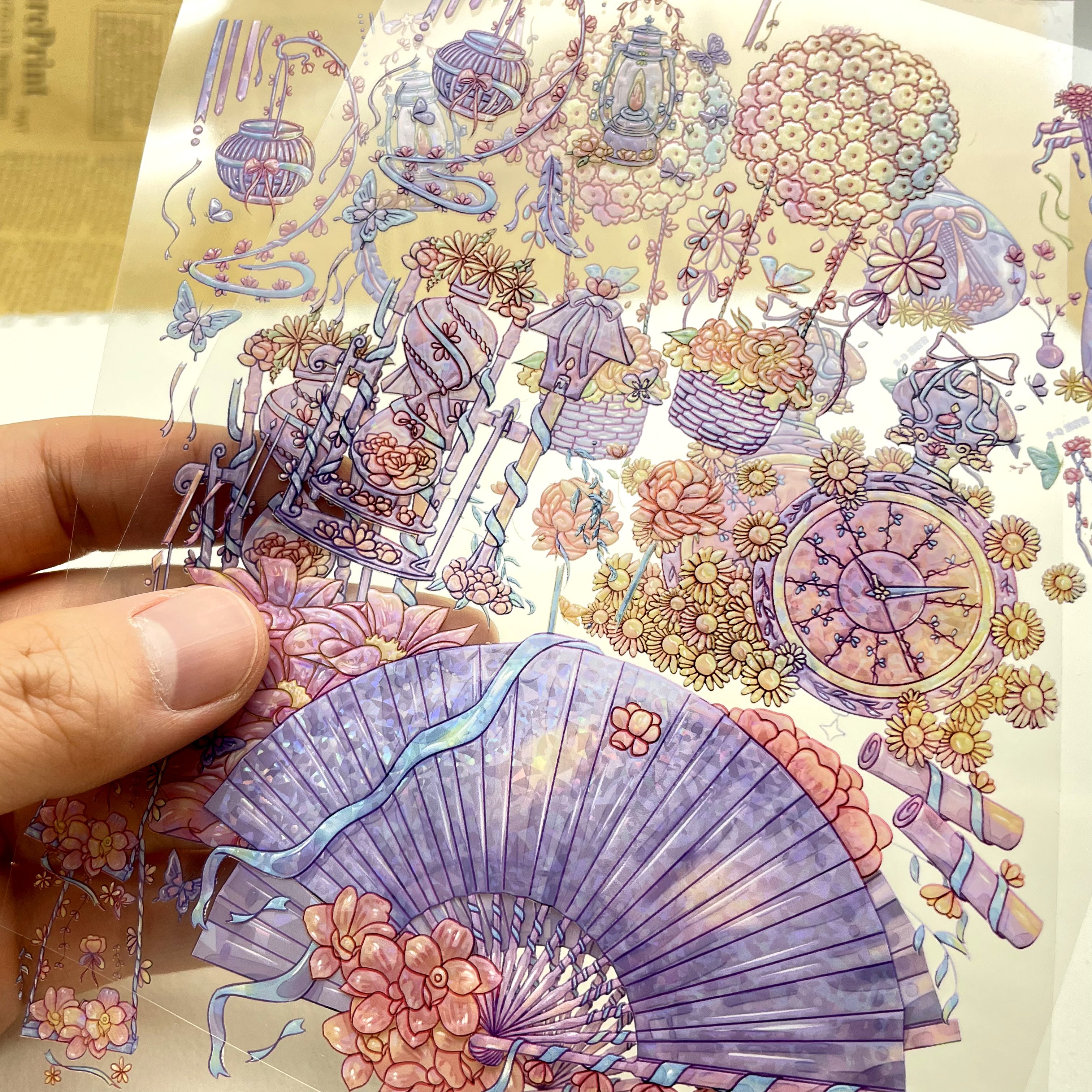 High quality custom printing 3d foil stickers support custom aluminum foil stickers