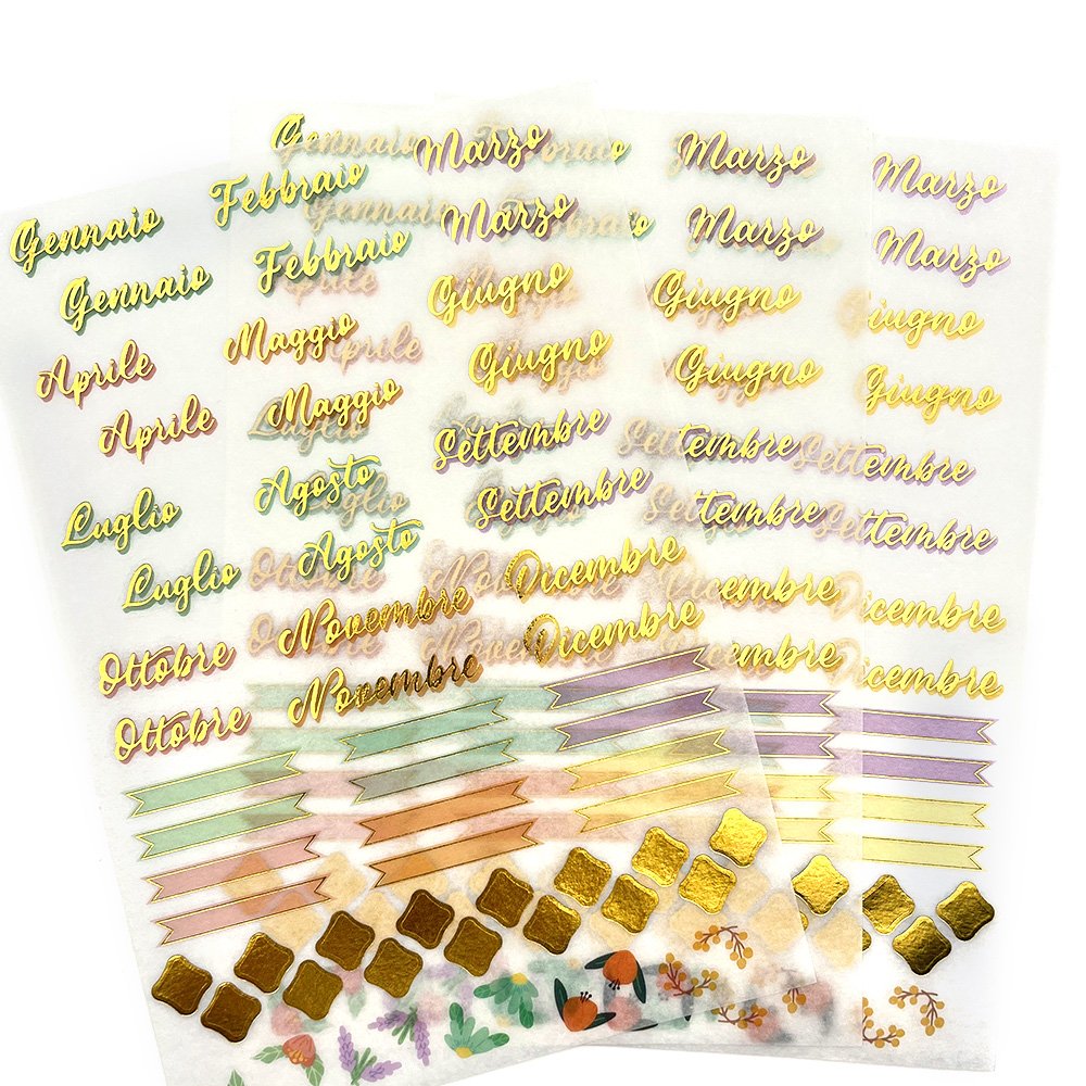 High quality custom printing 3d foil stickers support custom aluminum foil stickers