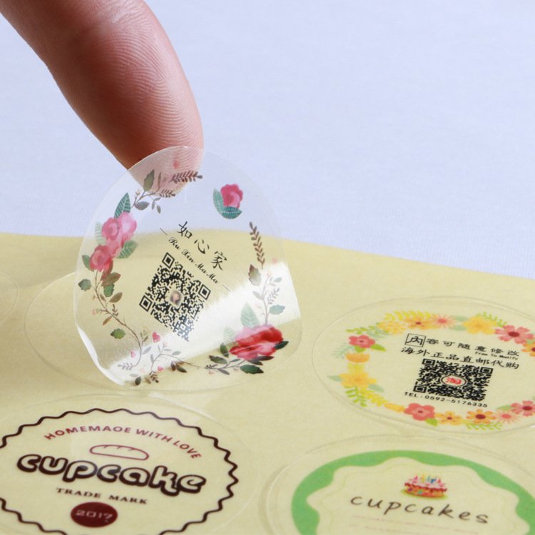 Cute Stickers Cartoon Thermos Cup Creative Customized Self-Adhesive Label Printing Special-Shaped Label PVC Sticker