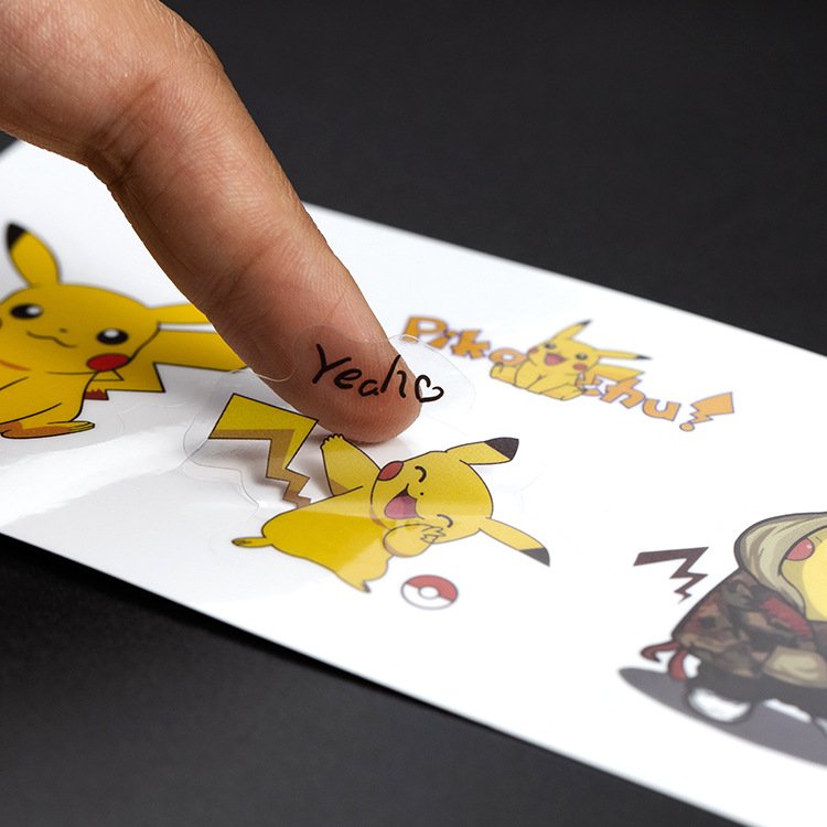 Cute Stickers Cartoon Thermos Cup Creative Customized Self-Adhesive Label Printing Special-Shaped Label PVC Sticker
