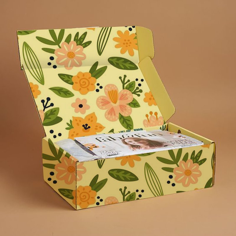 100% Manufacturer Printed Folding Customize Color Clothing Packing Shipping Boxes Kraft Shipping Boxes Custom Logo Cartoon Box