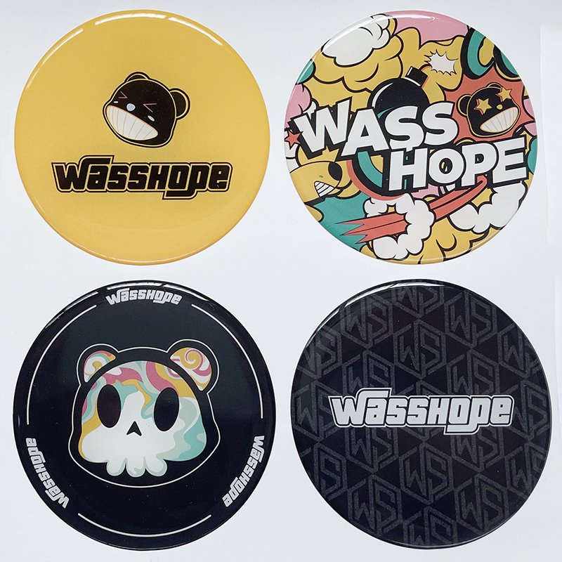 Custom 3d Adhesive Transparent cartoon Round Epoxy Resin Dome Sticker