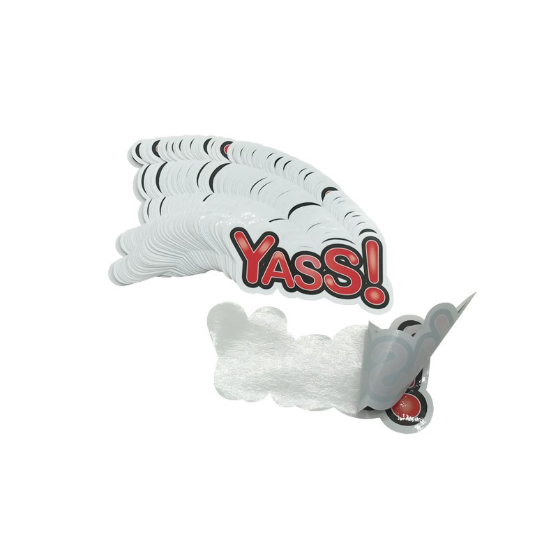 Custom Die Cut Vinyl Stickers Adhesive Waterproof PVC Company Logo Design Cartoon Stickers