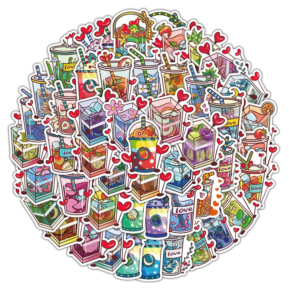 Customized small batch cartoon transparent laser card head packaging full cut PVC stickers