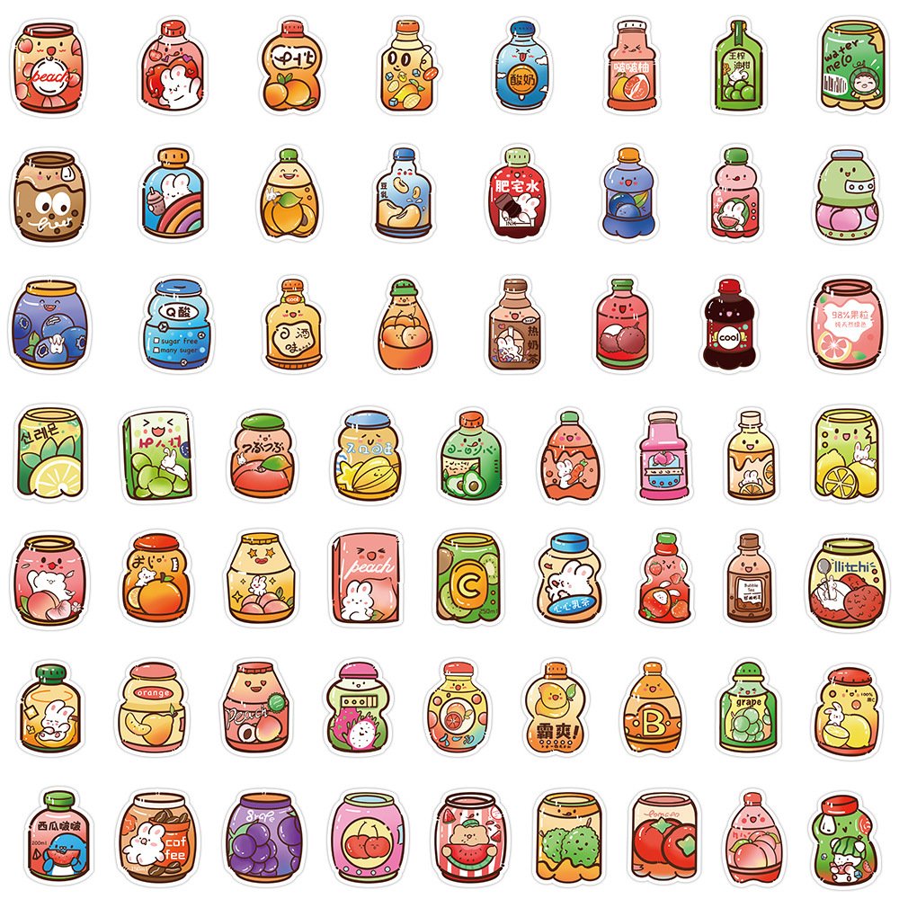 Customized small batch cartoon transparent laser card head packaging full cut PVC stickers