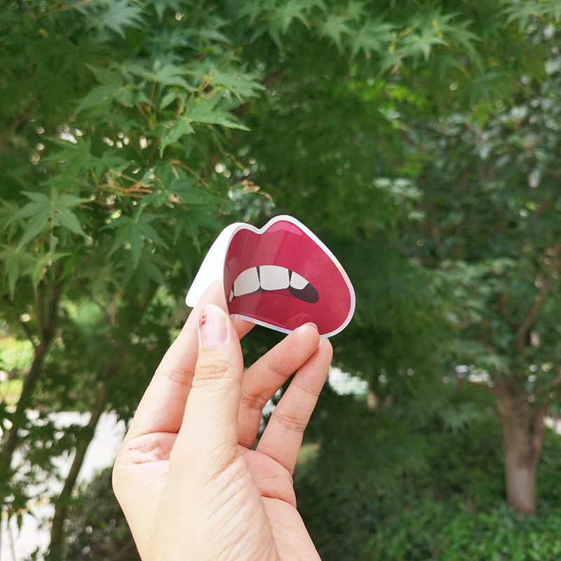 Company design labels cartoon waterproof sticker logo Adhesive label printing holographic vinyl custom die cut sticker sheet