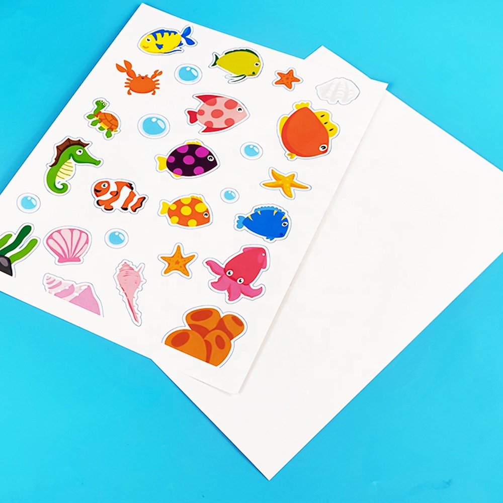 Hot Sale Fanyi Glossy Photo Papers Custom Clear Transparent Star Sheet Inkjet Holographic Sticker Paper