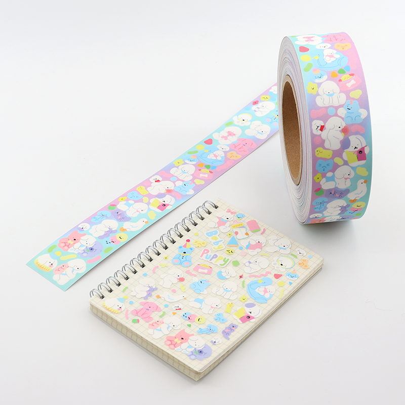Custom design Adhesive Planner cute Sticker Sheet matte A4 A5 kawaii roll Kiss Cut Sticker Sheet Printing
