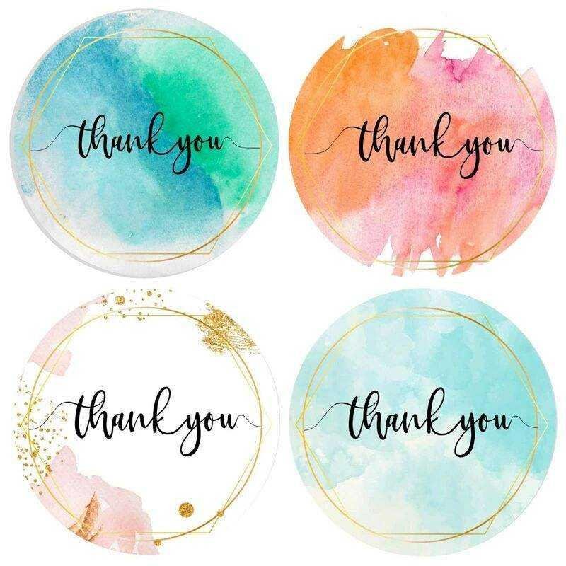 Factory custom made high quality stickers wholesale red stickers Cartoon logo label gift stickers