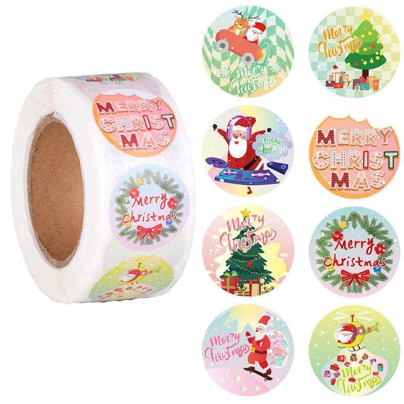 Factory custom made high quality stickers wholesale red stickers Cartoon logo label gift stickers