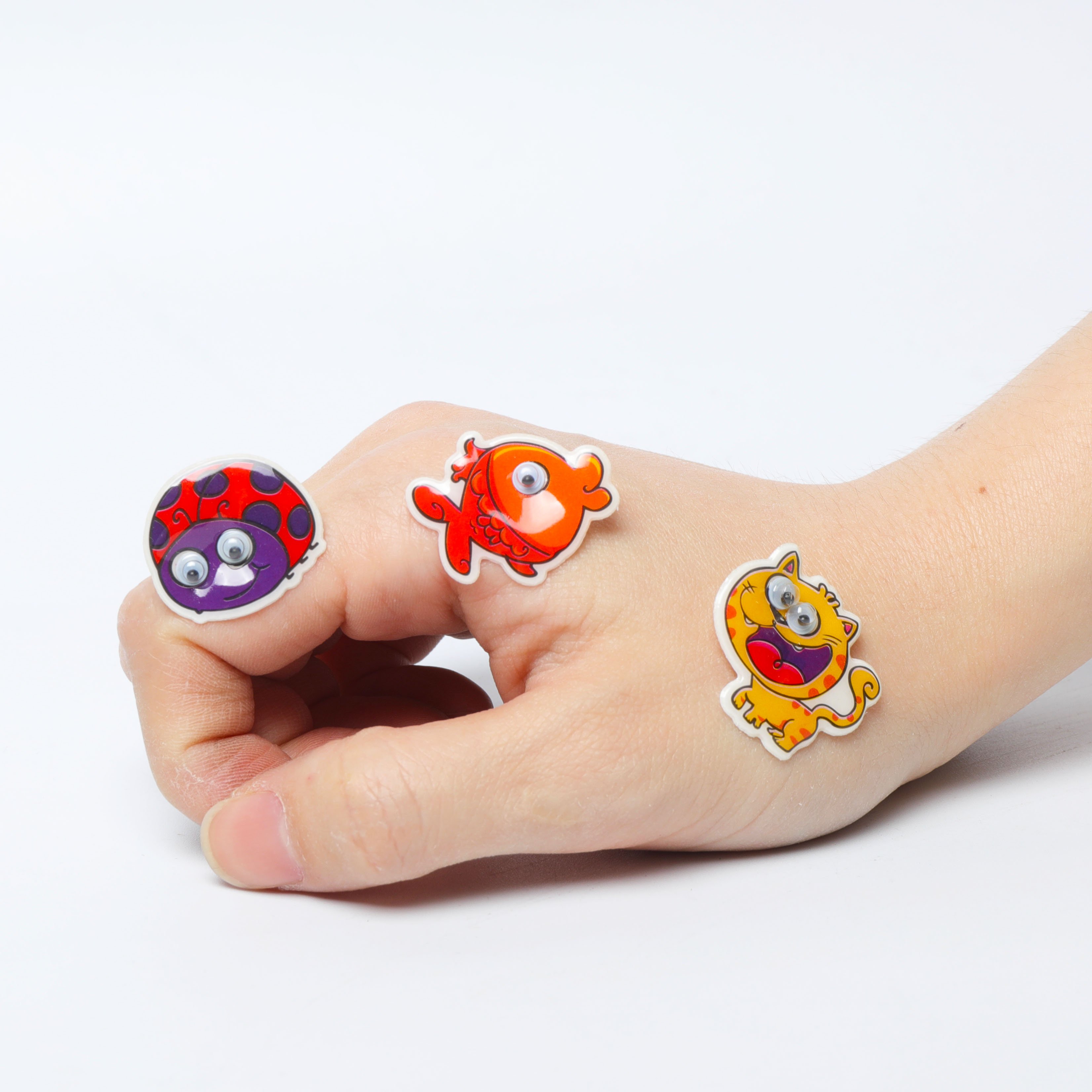 1mm scrapbooking custom foam puffy stickers printing cartoon sticker sheet for kids