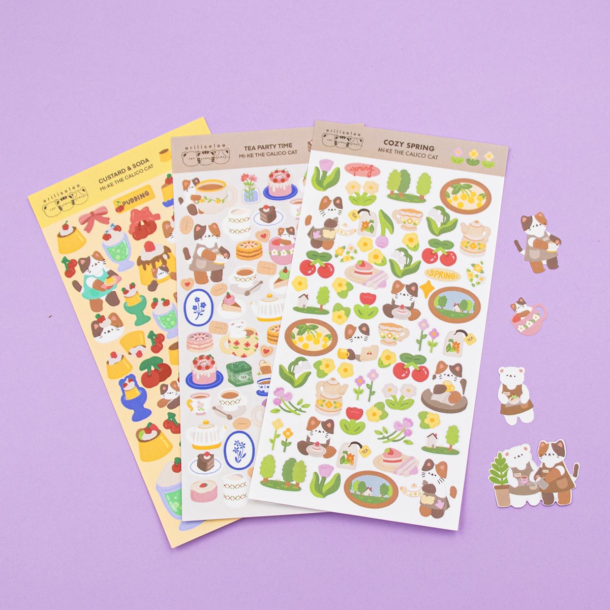 customized cartoon sticker sheet hologram die cut kiss cut stickers customized decorative