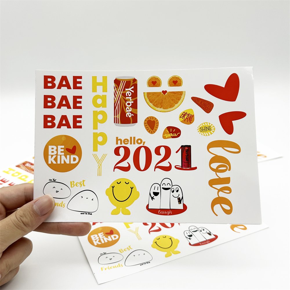 Factory high quality round waterproof label vinyl sticker custom print logo custom sticker creator
