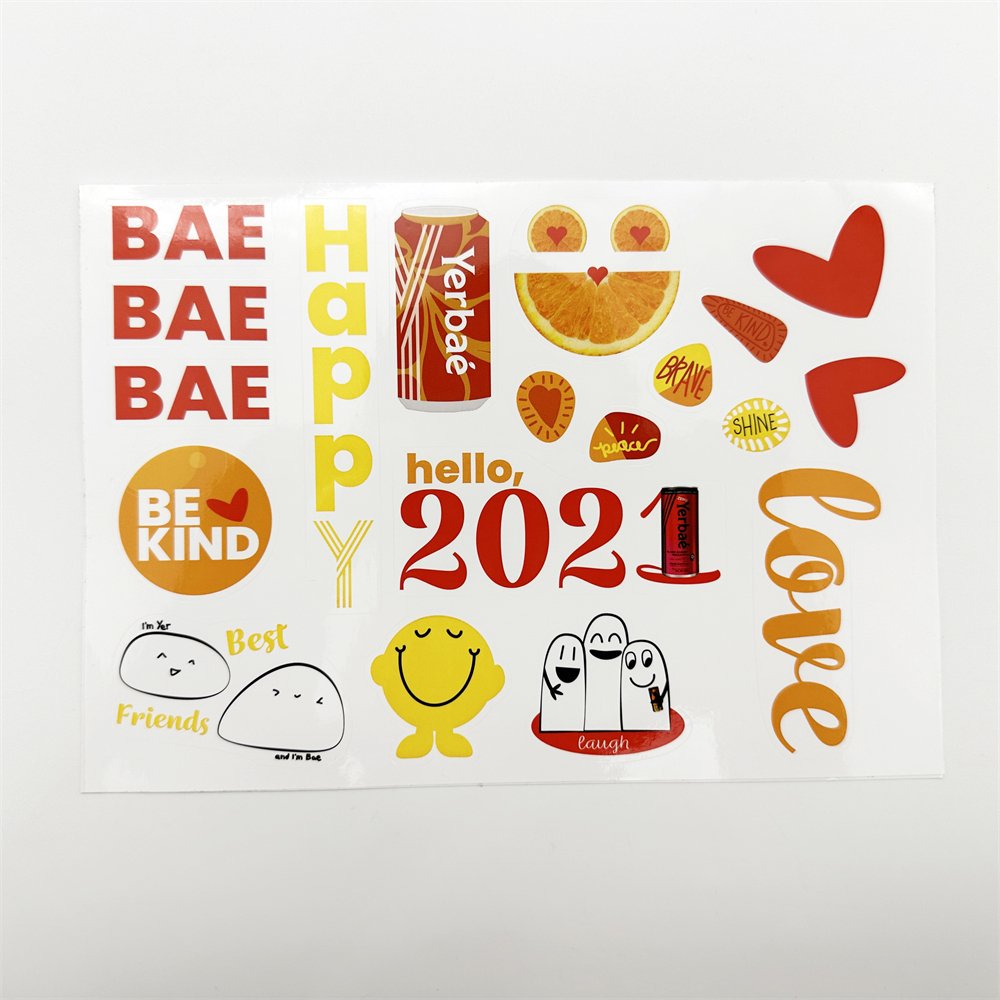 Factory high quality round waterproof label vinyl sticker custom print logo custom sticker creator