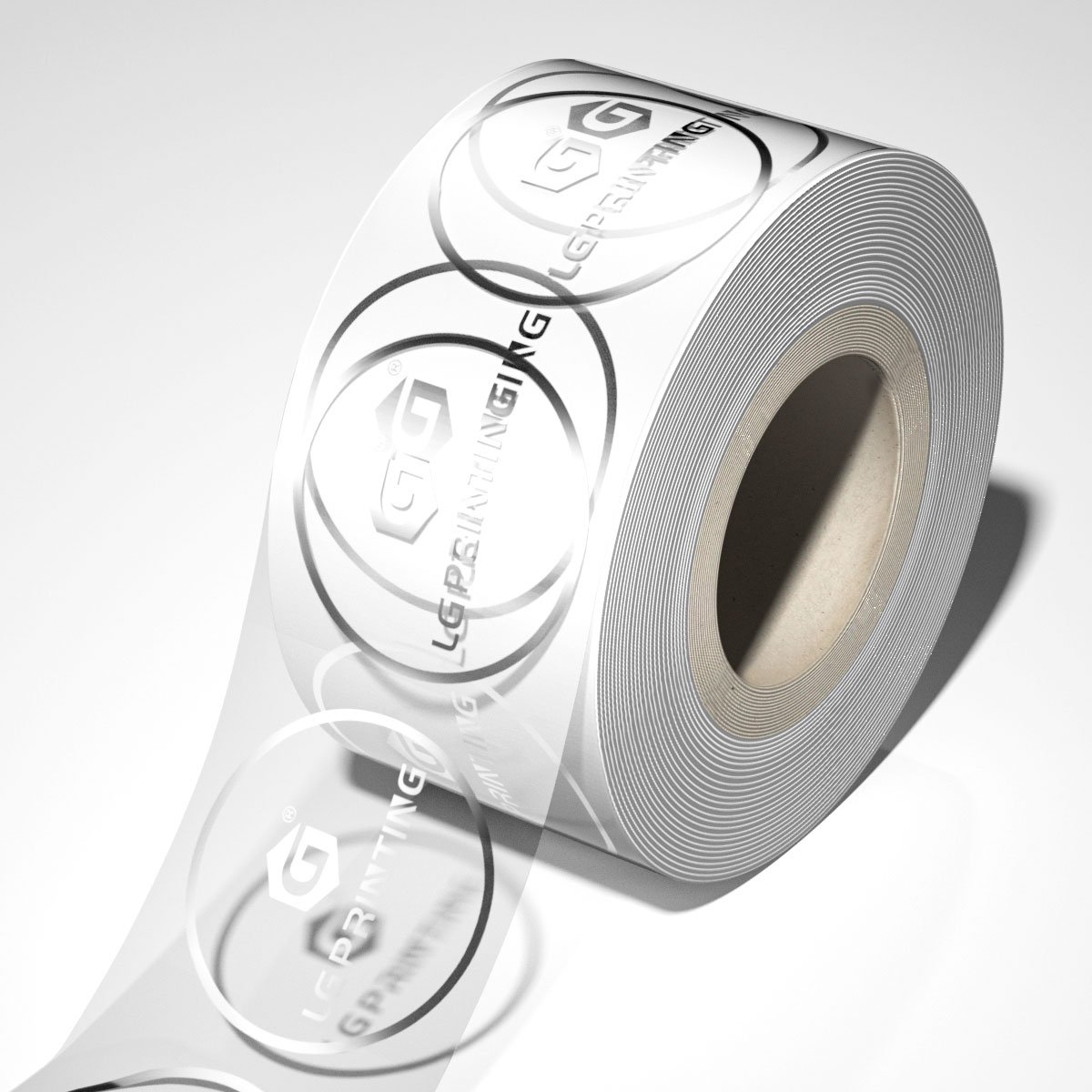Manufacture custom stickers logo printing vinyl sticker paper sticker label roll