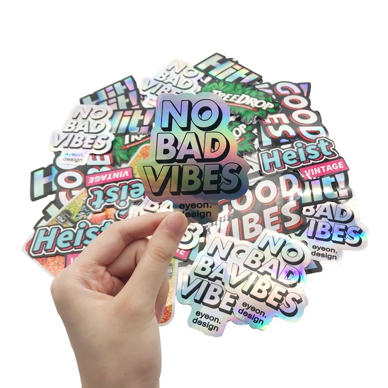 Custom Clear Sticker Waterproof Anime Cute Cartoon Decorative Die Cut Customized Vinyl Stickers for Logo Kids Home Laptop