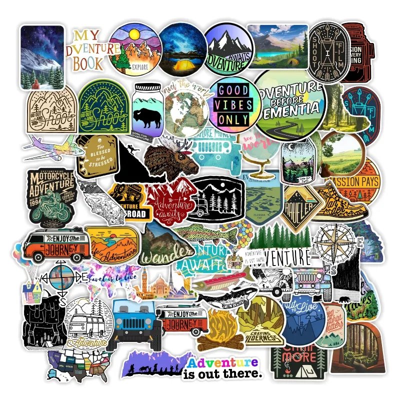 Outdoor Waterproof PVC Vinyl Brand Advertising Sticker Sheets Die Cut Adhesive Logo Custom Sticker