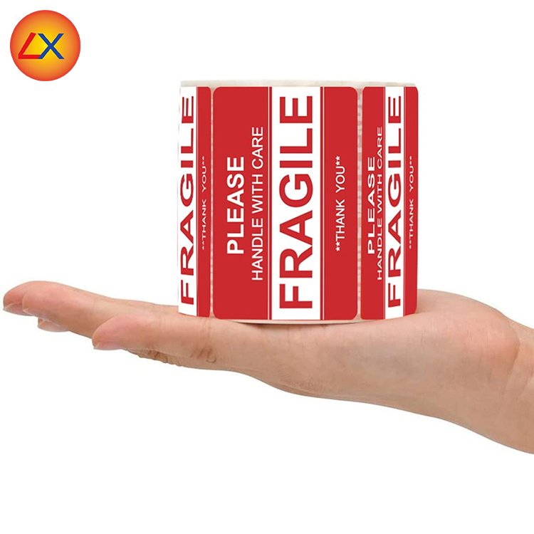 3 x 2 inch Handle With Care Fragile Thank You Warning Packing Shipping Label Stickers Permanent Adhesive Stickers