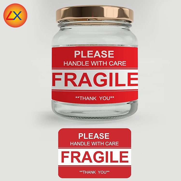 3 x 2 inch Handle With Care Fragile Thank You Warning Packing Shipping Label Stickers Permanent Adhesive Stickers