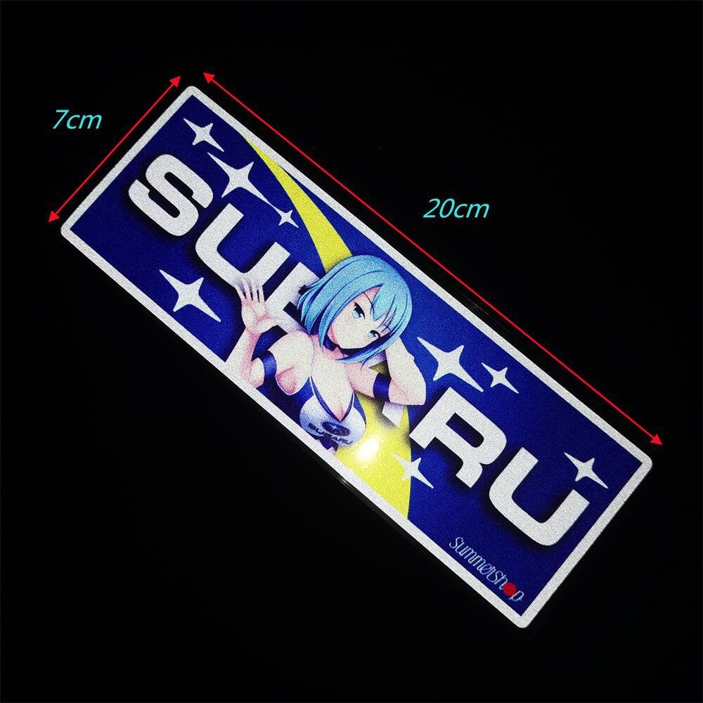 YYX Wholesale High Quality 90+ Designs One Piece Anime Motion Sticker Waterproof Decals For Cars Window